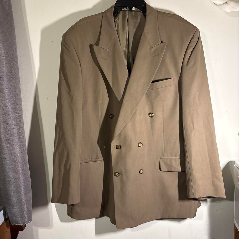 Unbranded Men's Tan and Khaki Tailored-jackets